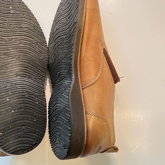 Tommy Bahama Eaton Mens Sz 10 Brown Leather Loafer Slip-On Comfort main image 9
